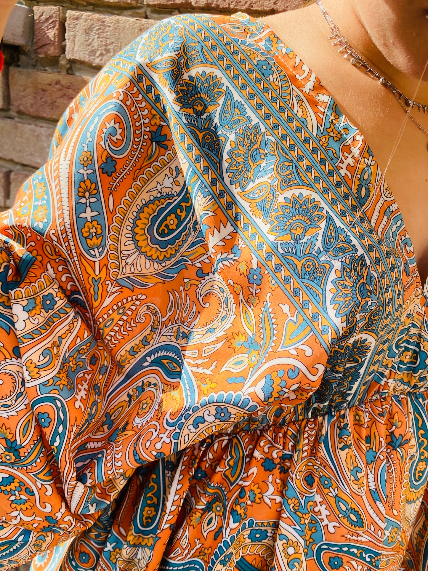 Robe Lorette orange