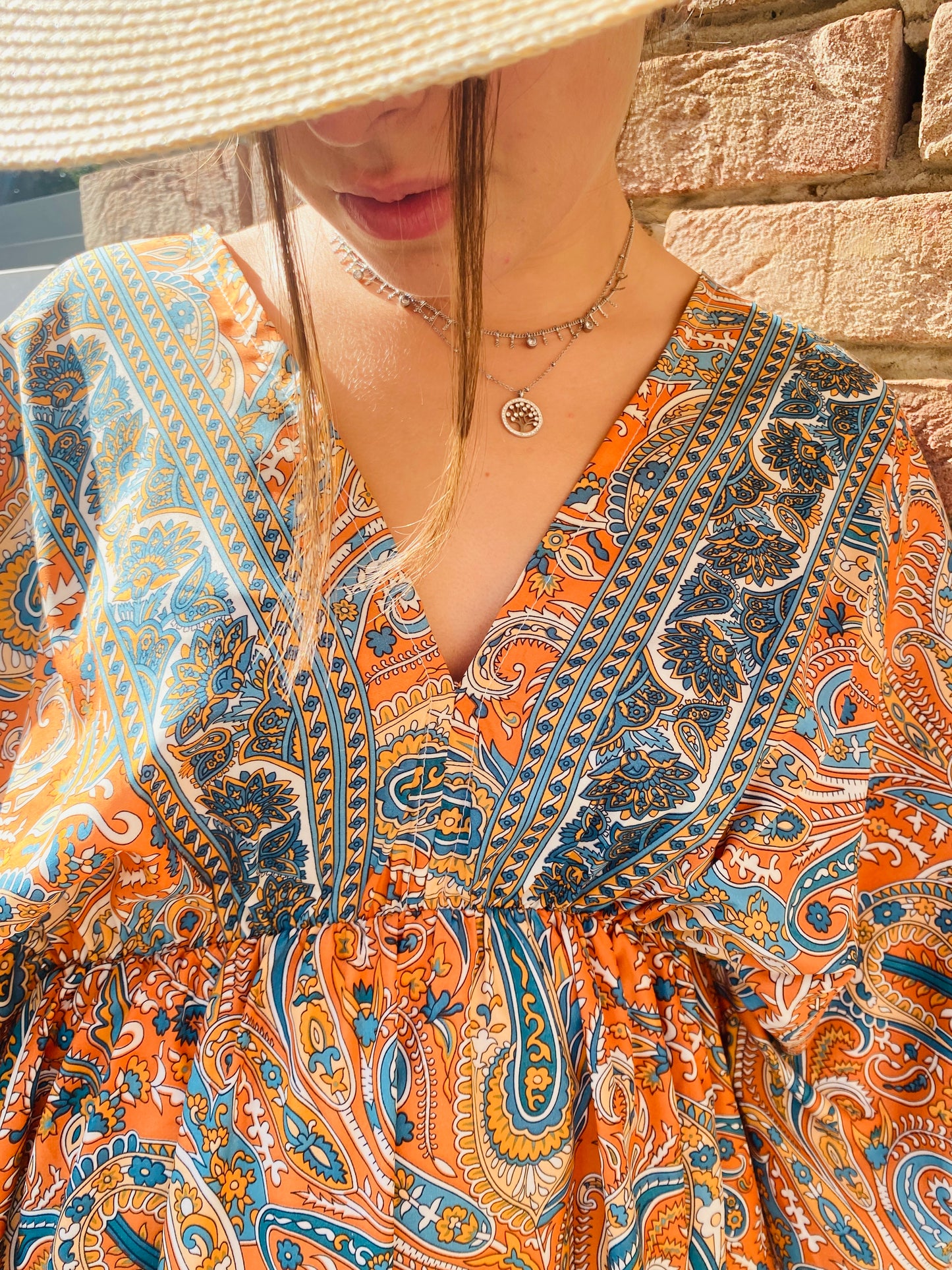 Robe Lorette orange