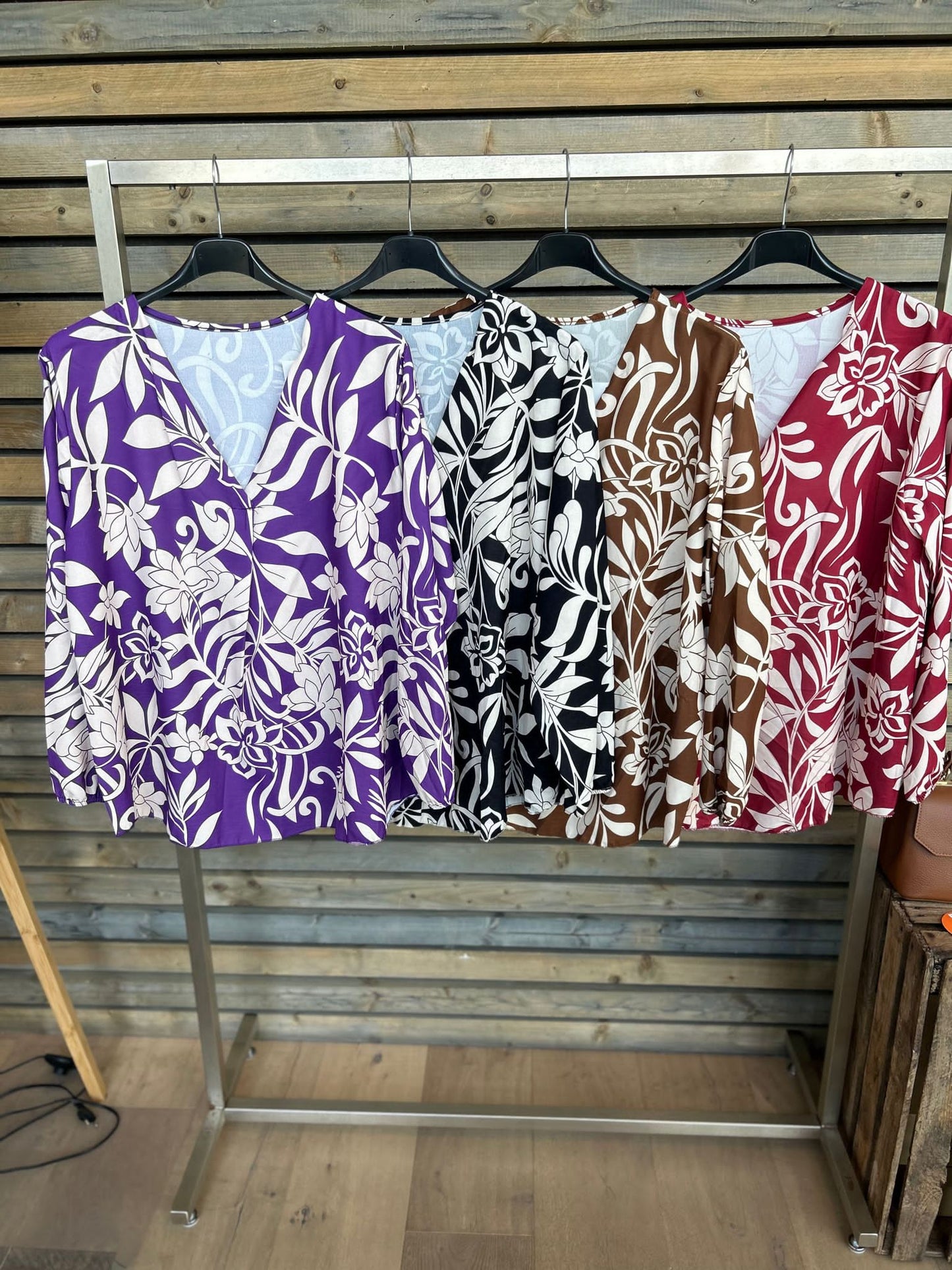 Blouse Nédine mauve