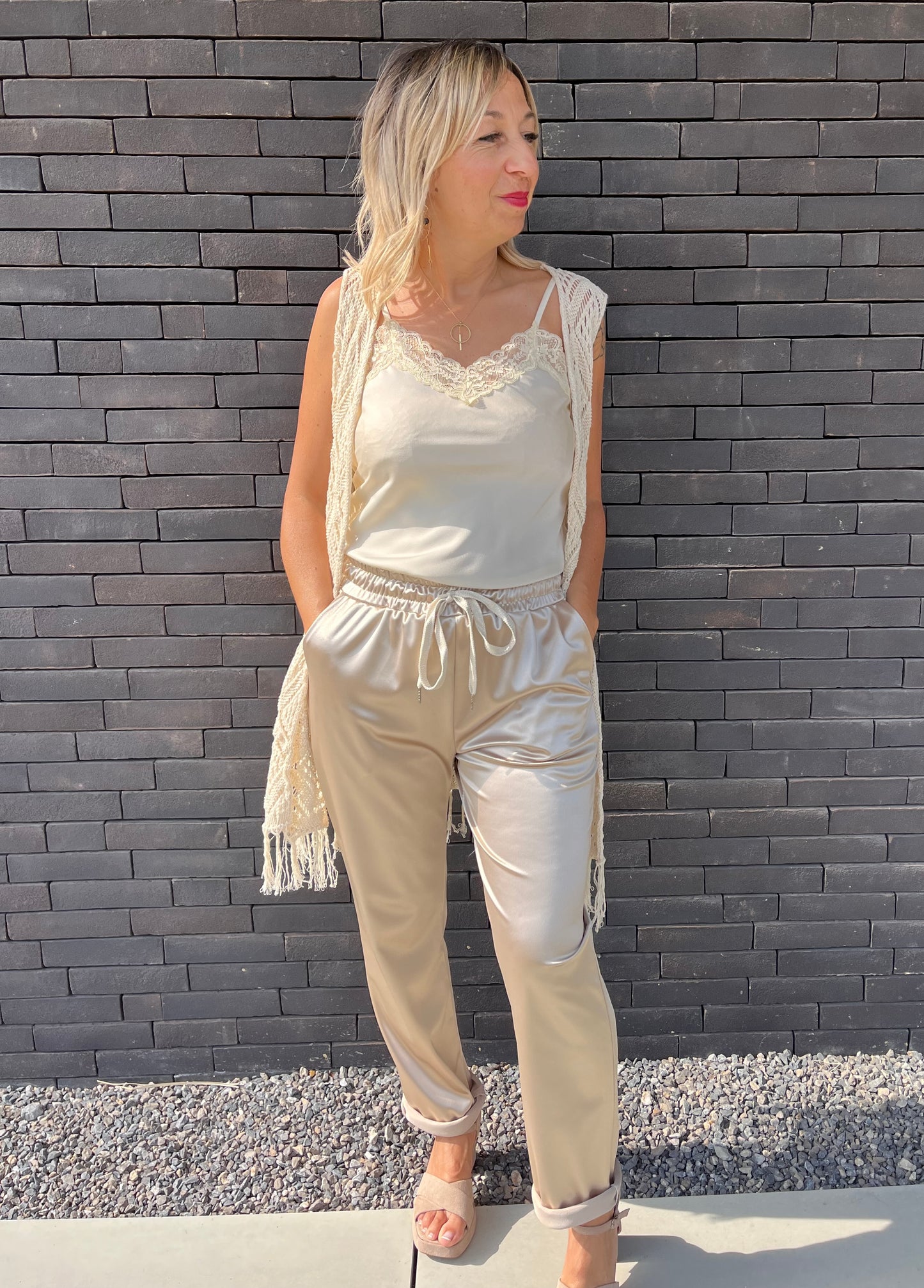 Top Leslie beige