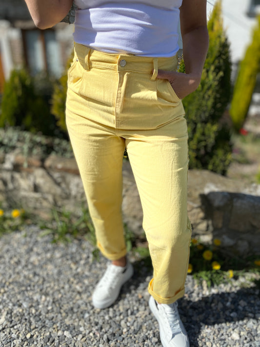 Pantalon Maddy Jaune