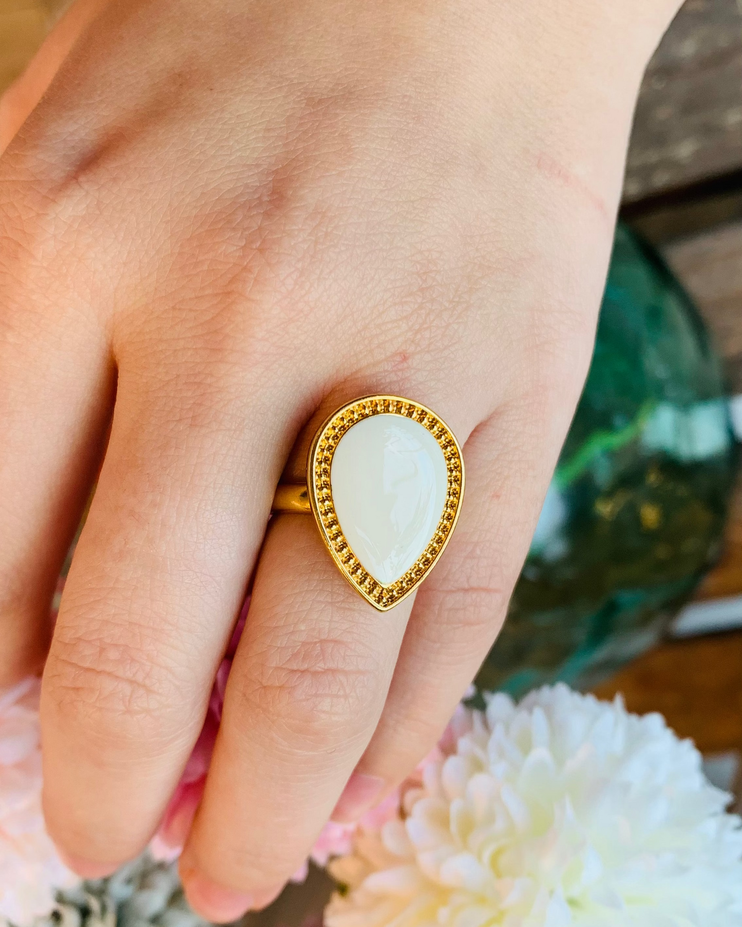Bague Versailles cream