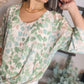 BLOUSE Laurinda vert eau