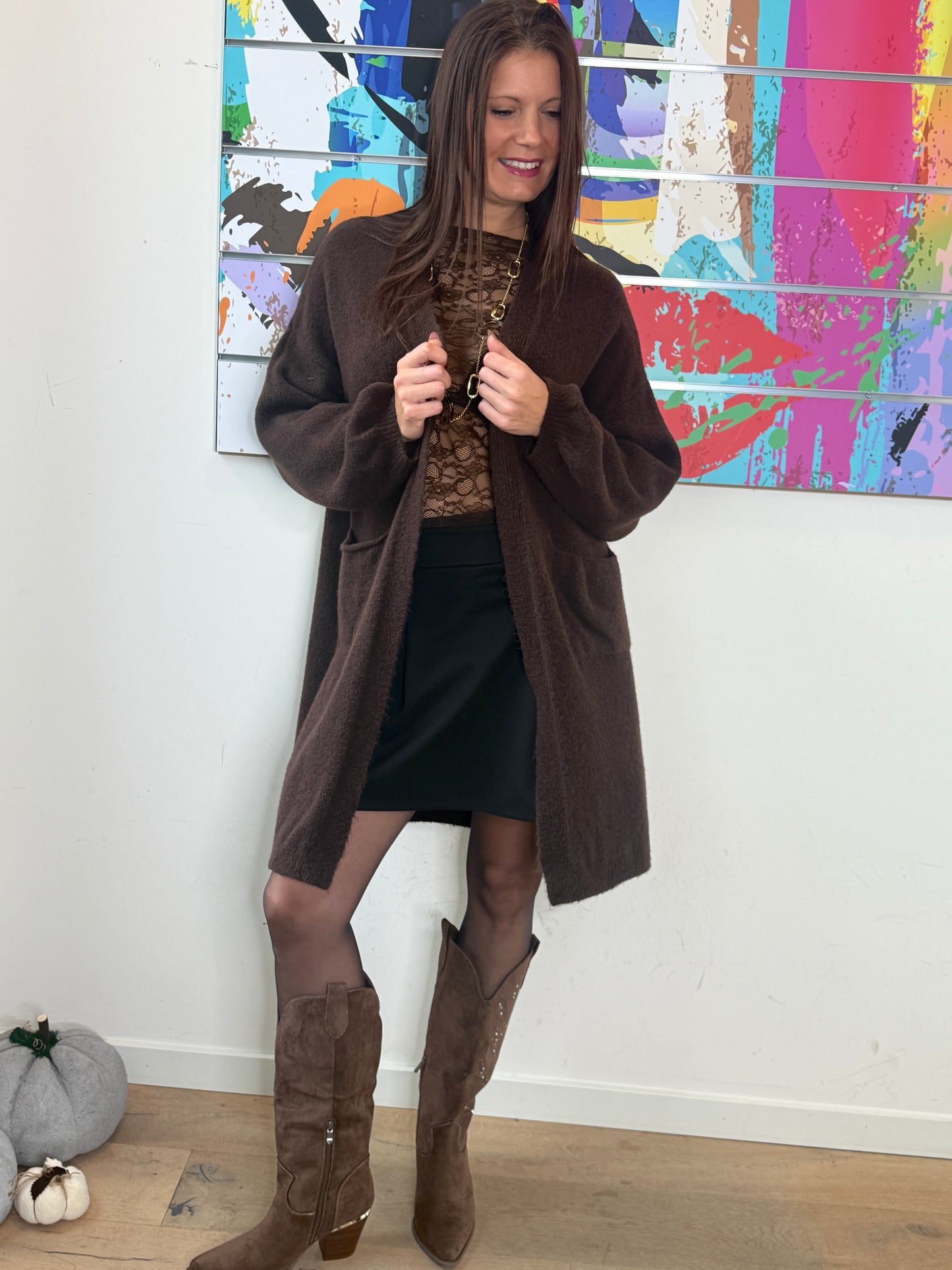 Gilet Louis chocolat