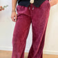 Pantalon Isaac bordeaux