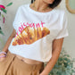 T-shirt croissant