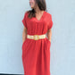 Robe longue Sohane Terracota