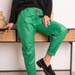 Pantalon Lou-Anne grande taille vert gucci