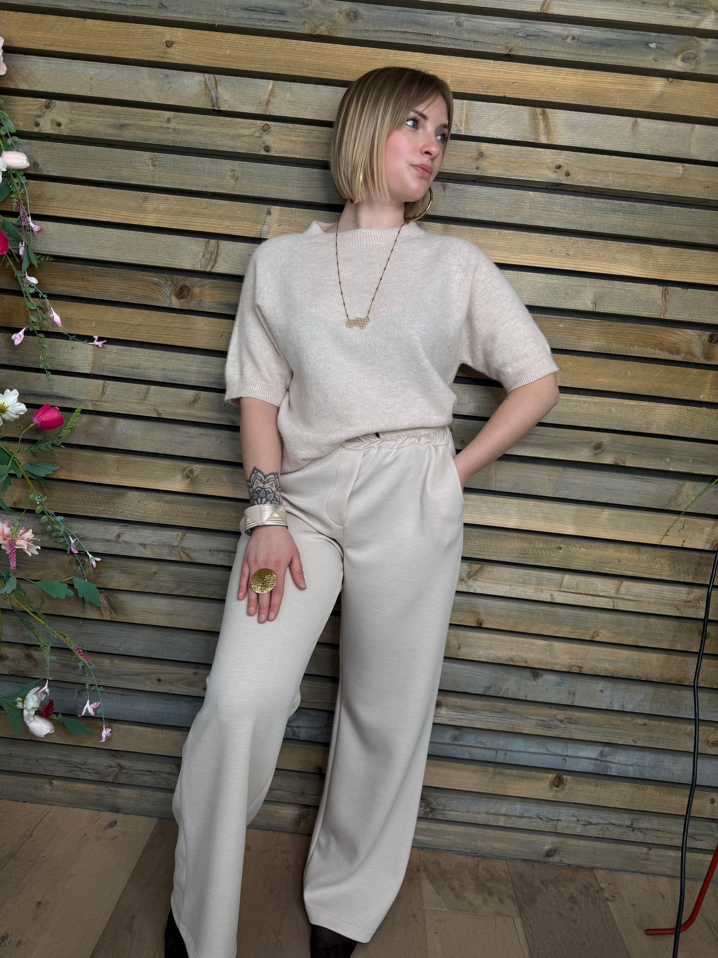 Pantalon BASILE BEIGE