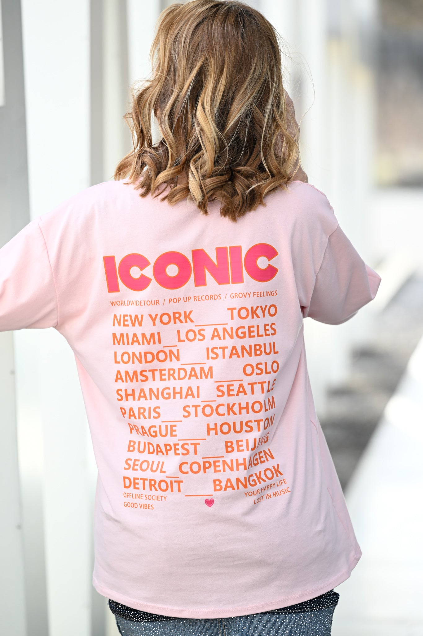 T-shirt Iconic rose