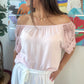 Blouse Alicia rose poudré