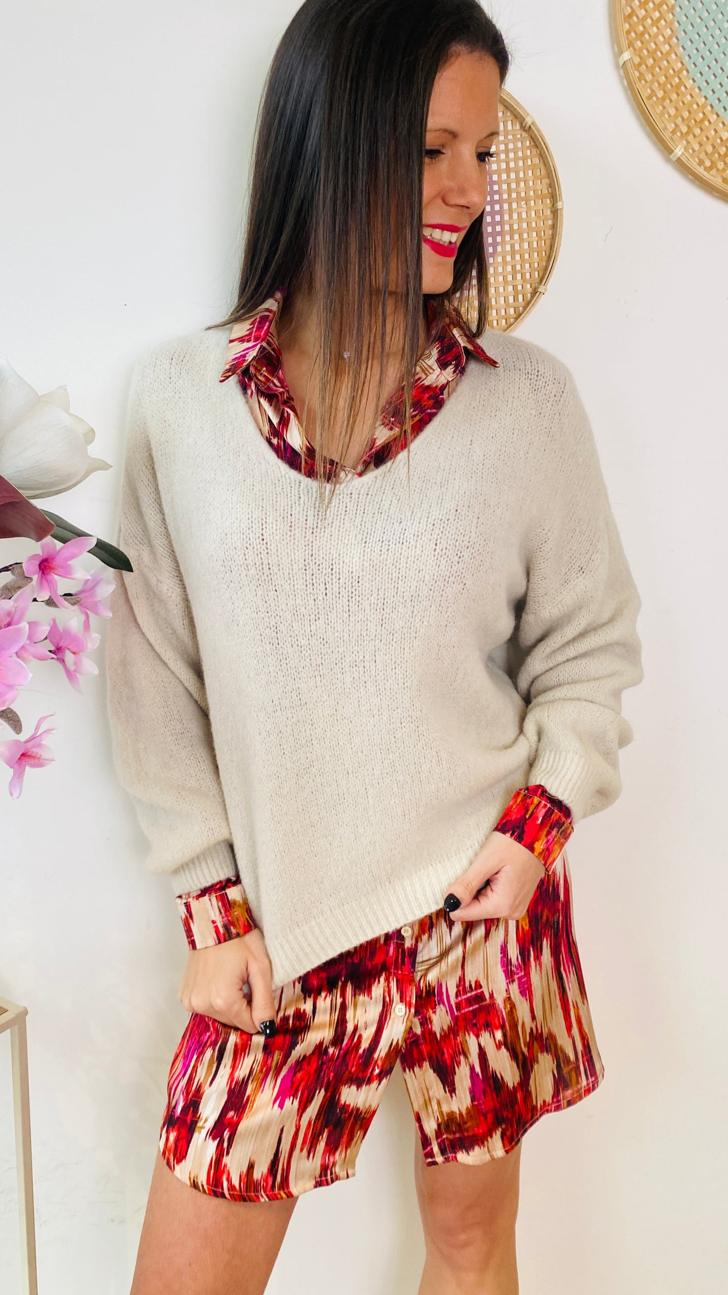 Pull ROMINA beige