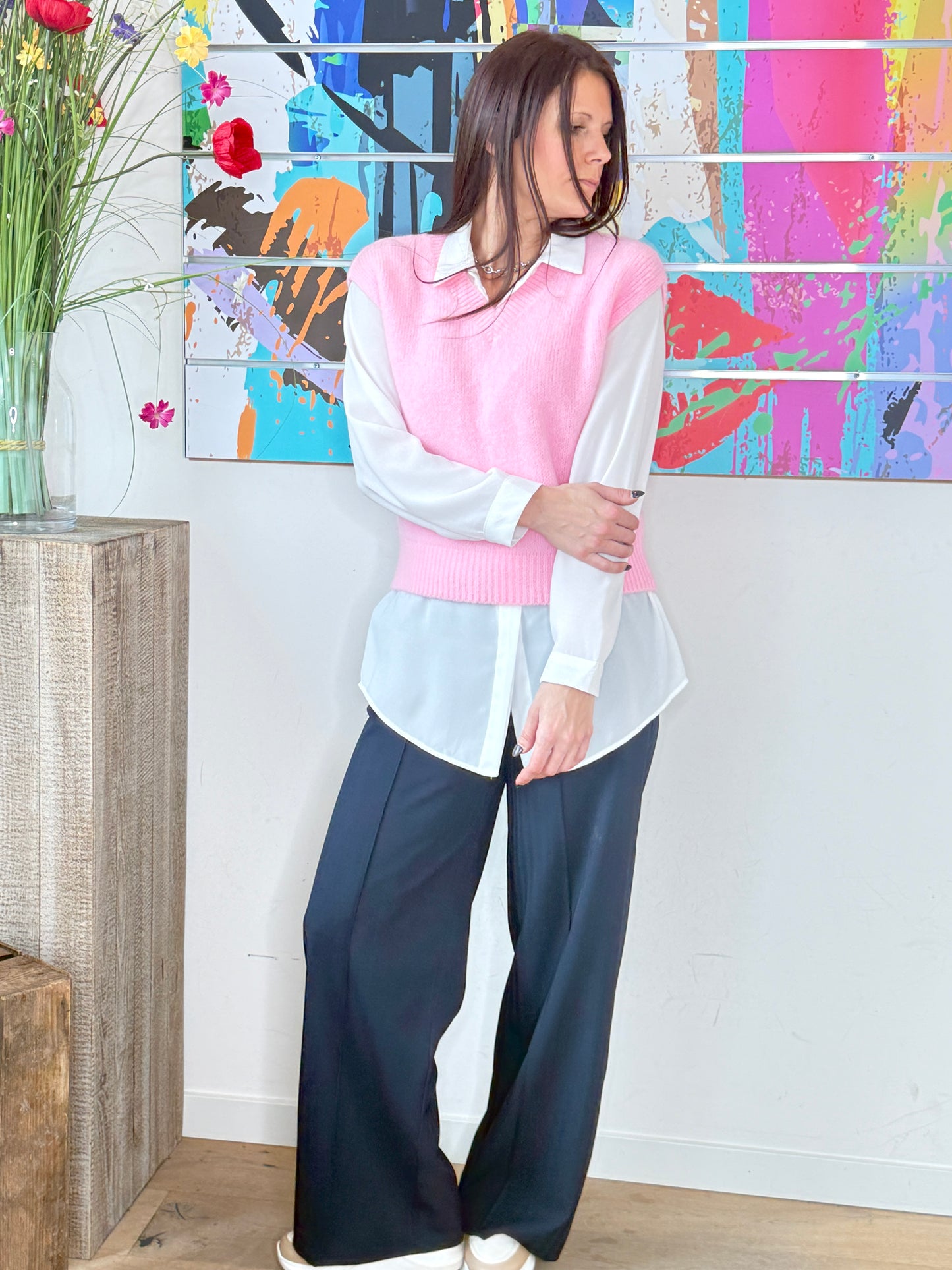 Chemisier Lorena blanc