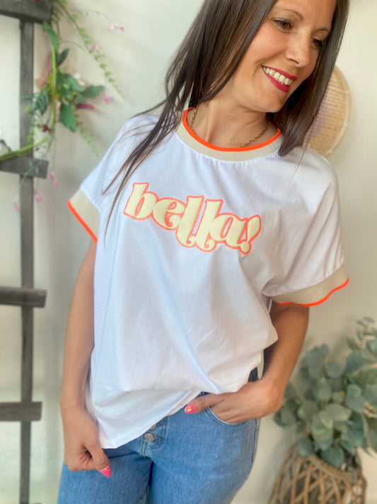 T-shirt Bella orange fluo