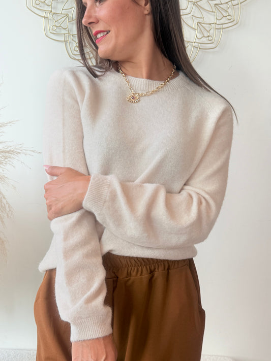 Pull Mira beige