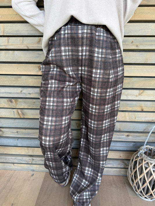 Pantalon Germaine brun