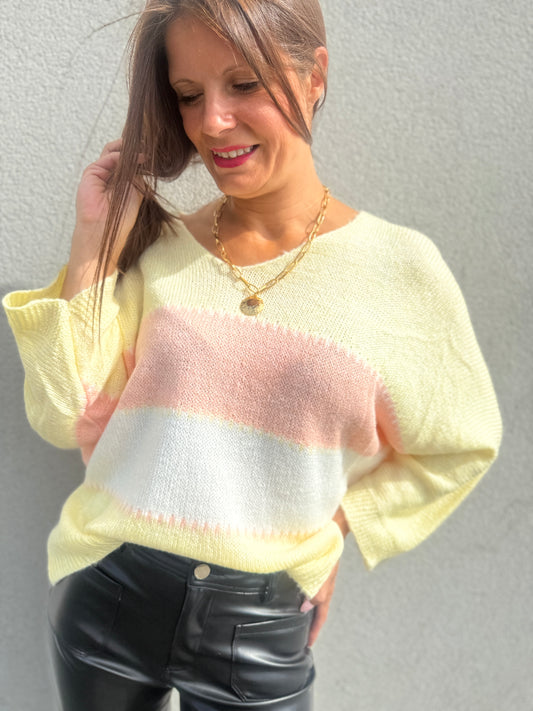 Pull Izak jaune