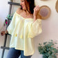 Blouse Elide jaune