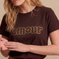 T-shirt Alma chocolat