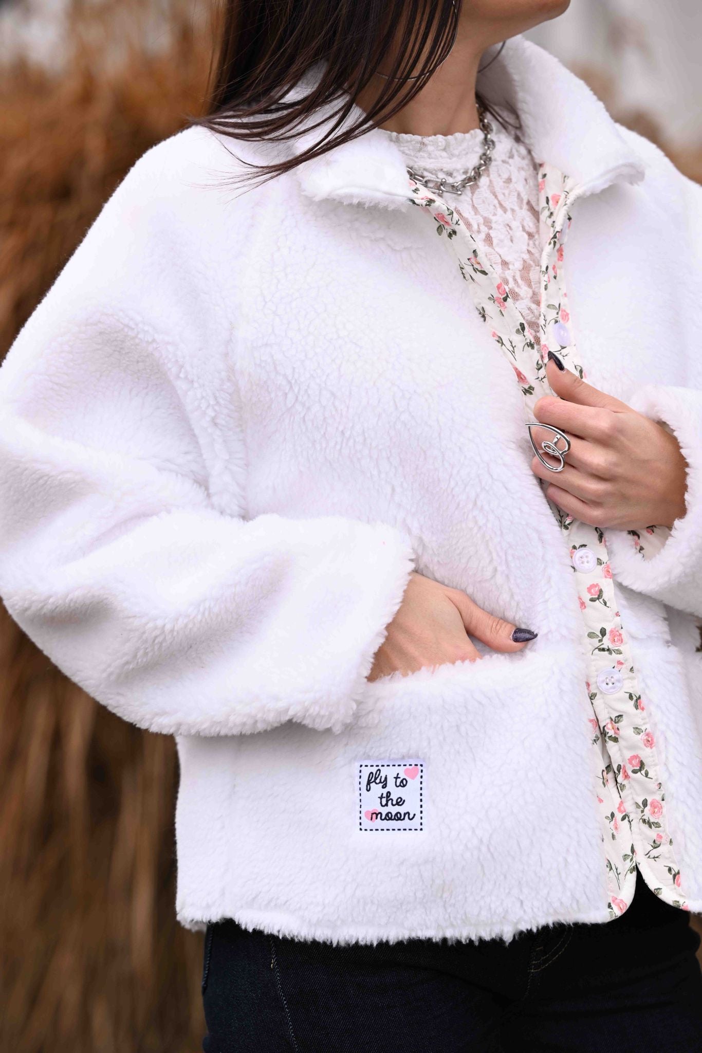 Veste réversible Rosie blanc