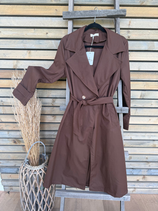 Trench Anaïs chocolat