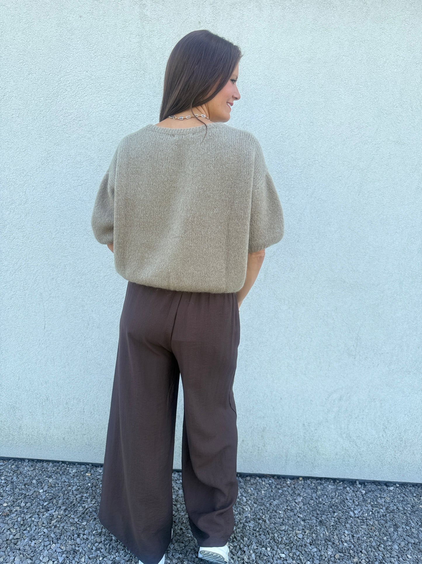 Gilet Cosy taupe