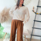 Pantalon Yolène cognac