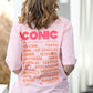 T-shirt Iconic rose
