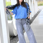 Gilet Cosy bleu azur