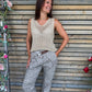 Pantalon Alessia taupe