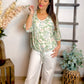 BLOUSE Laurinda vert eau