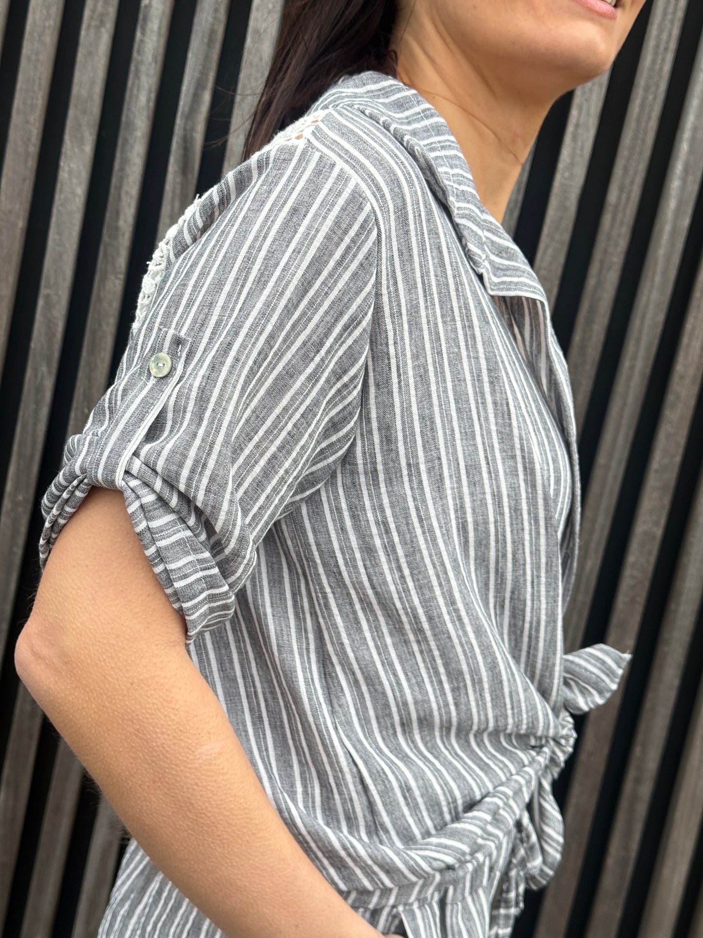 Chemisier Anémone gris