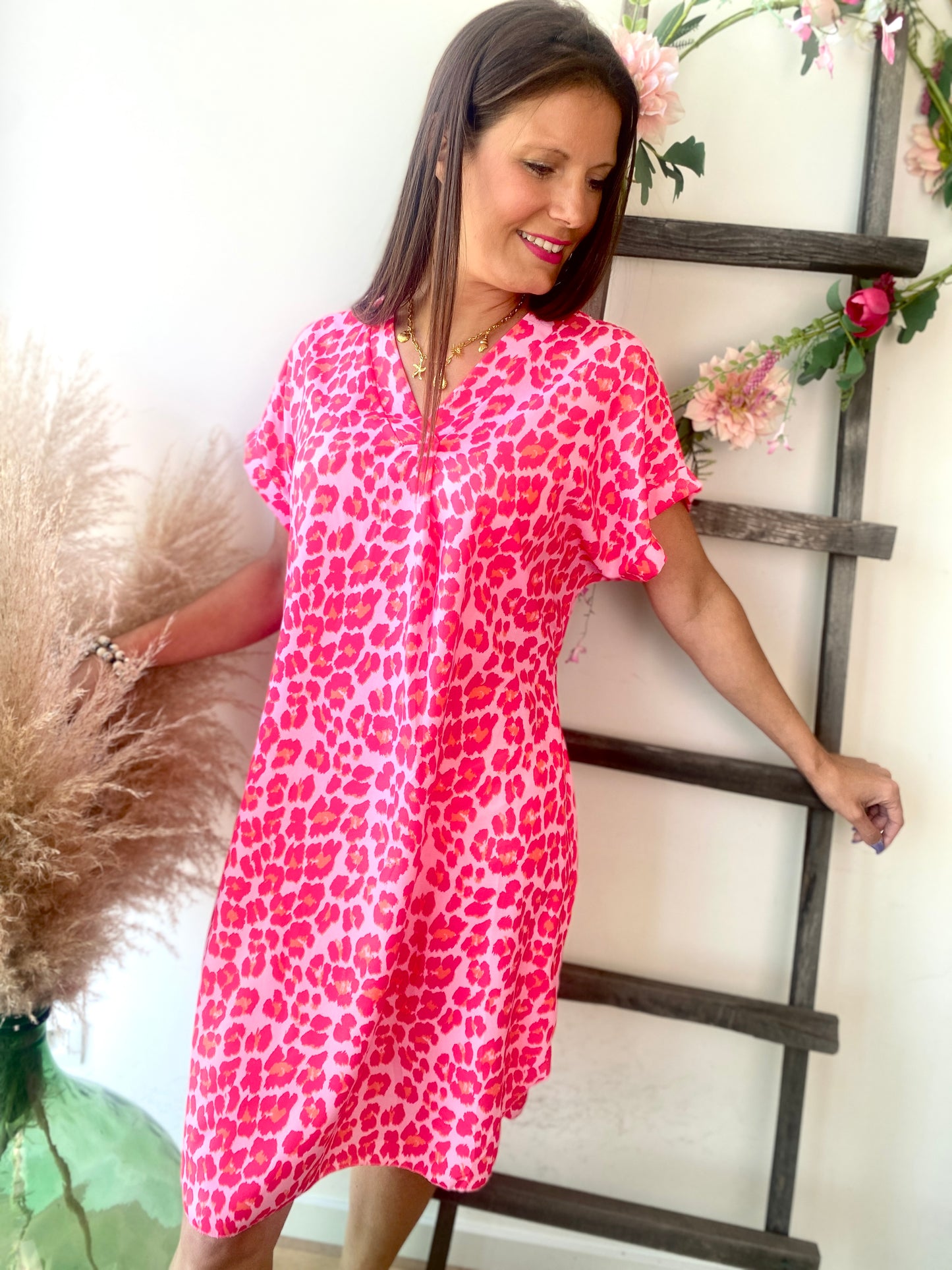 Robe Albane fuchsia