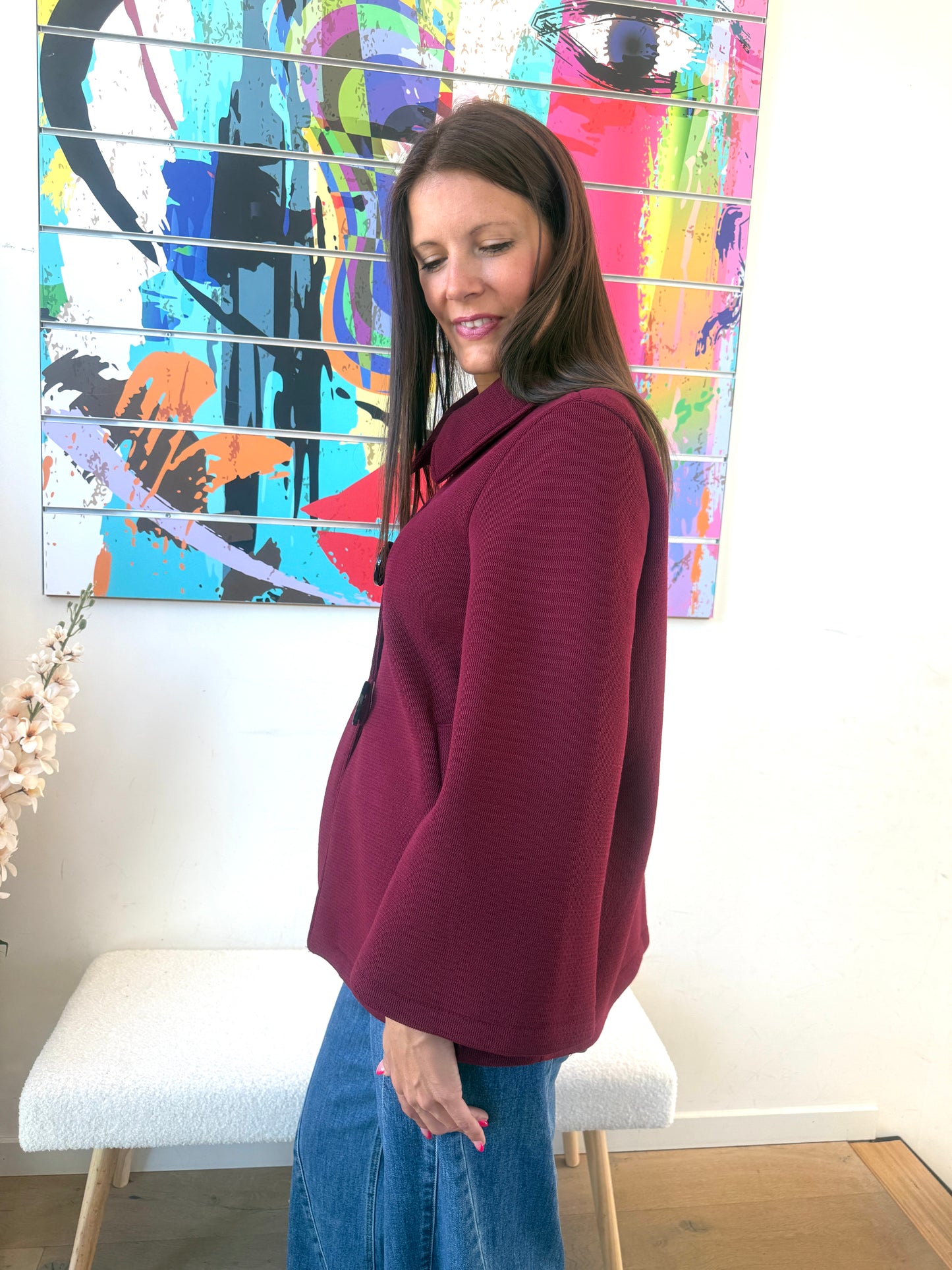 Veste Lupin bordeaux