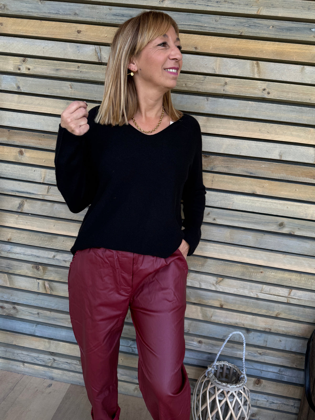 Pull Lucie noir
