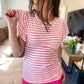 T-shirt MARTHA rose fuschia
