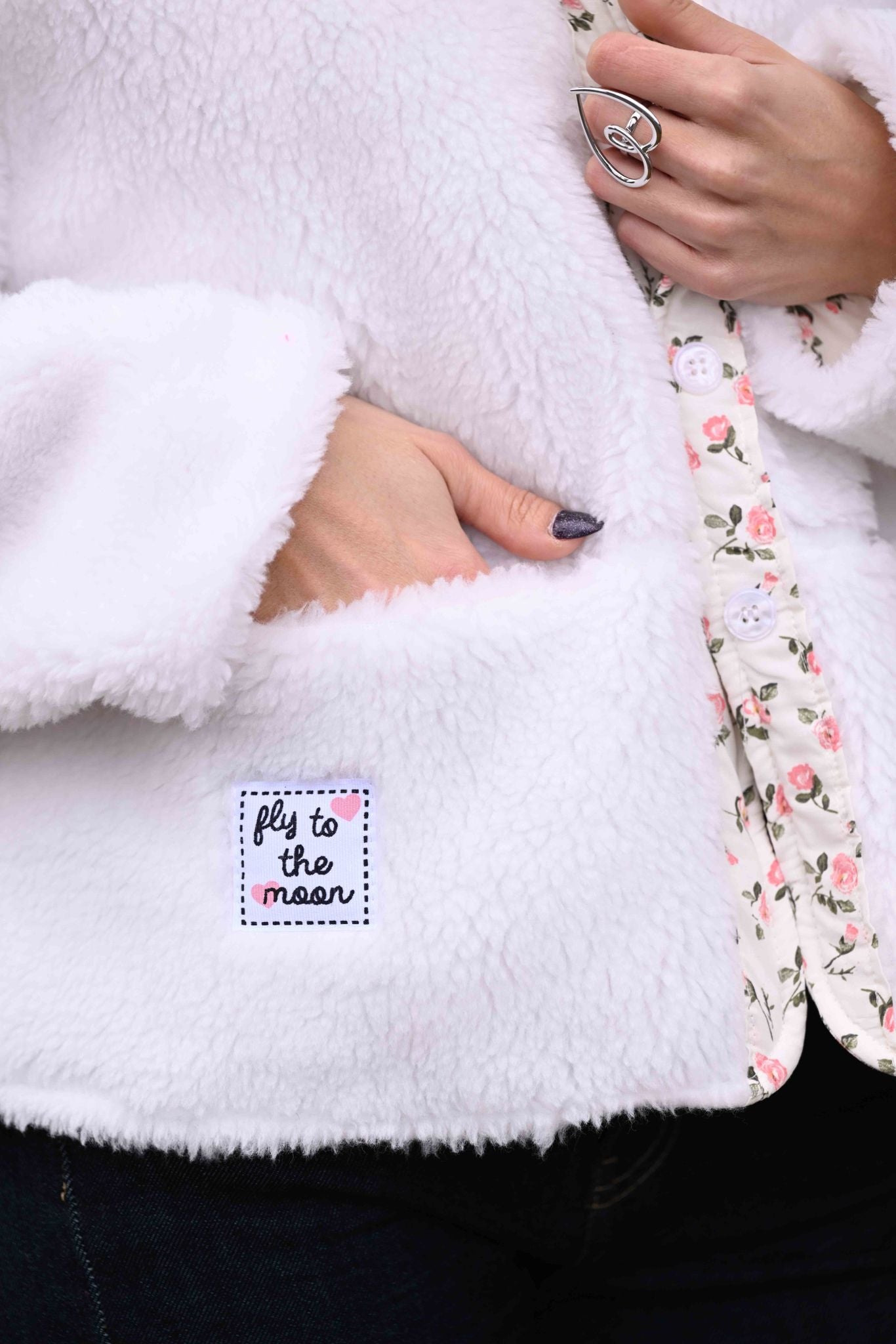 Veste réversible Rosie blanc