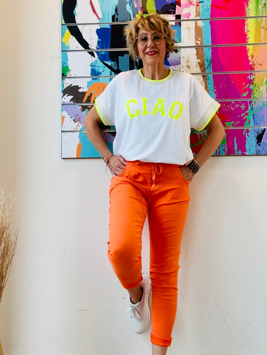 Pantalon magique orange