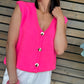 Débardeur gilet Fritz fuchsia