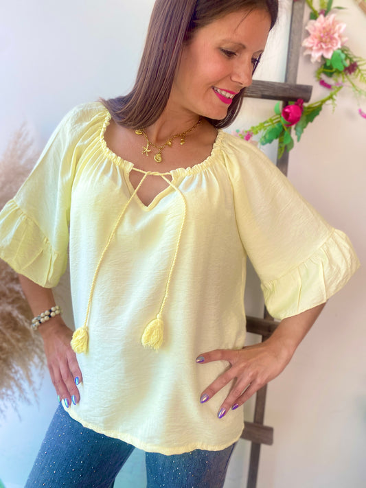 Blouse Elide jaune
