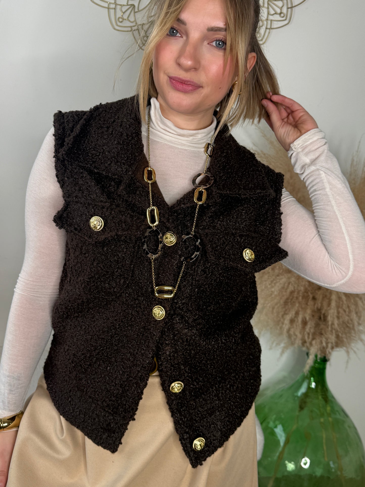 Veste Maylis chocolat