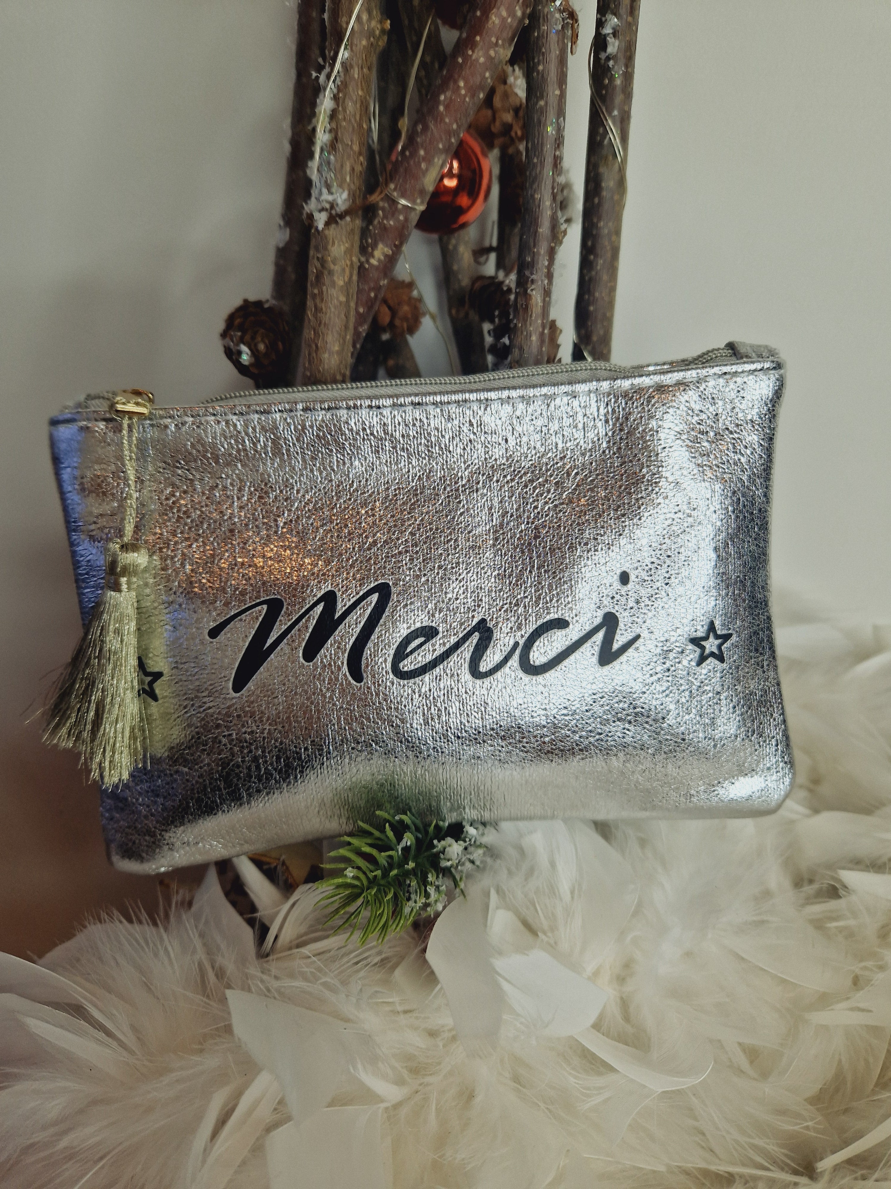 Pochette métallisée clearance