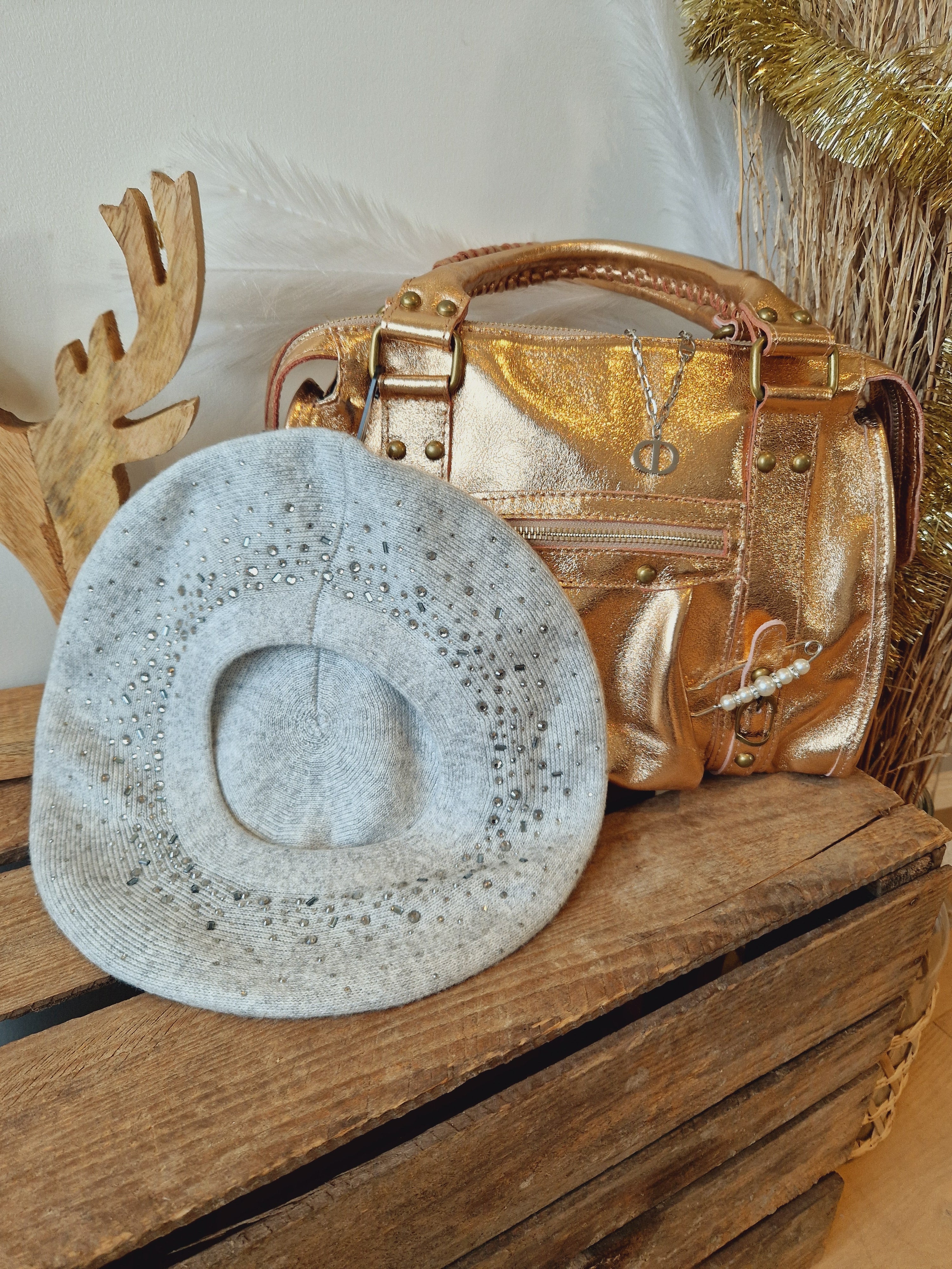 Sac on sale pieces argente