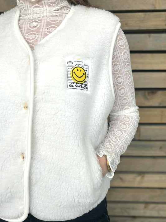 Gilet Smile blanc