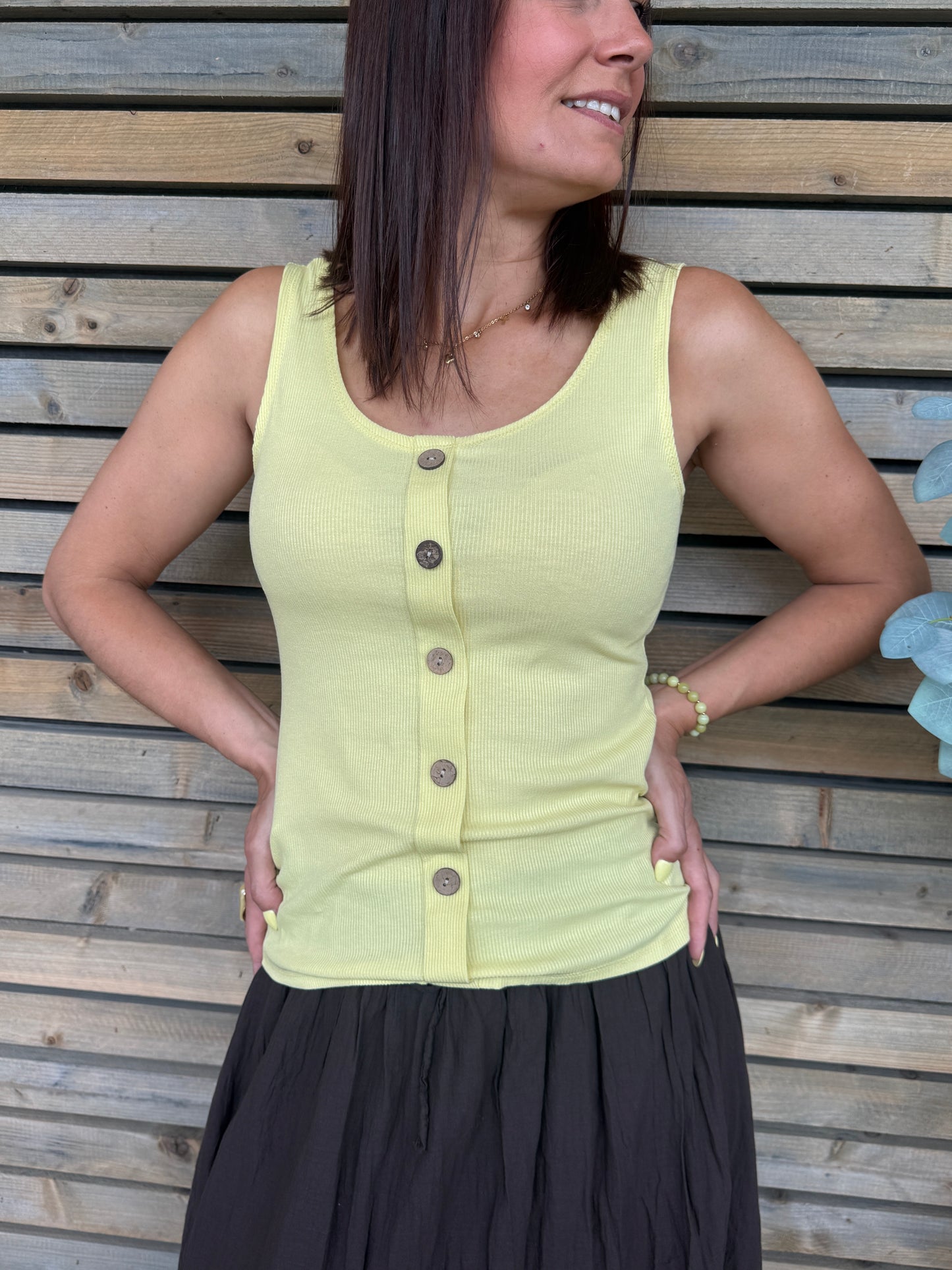 Top Leslie jaune