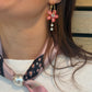 Foulard aimant rose flore