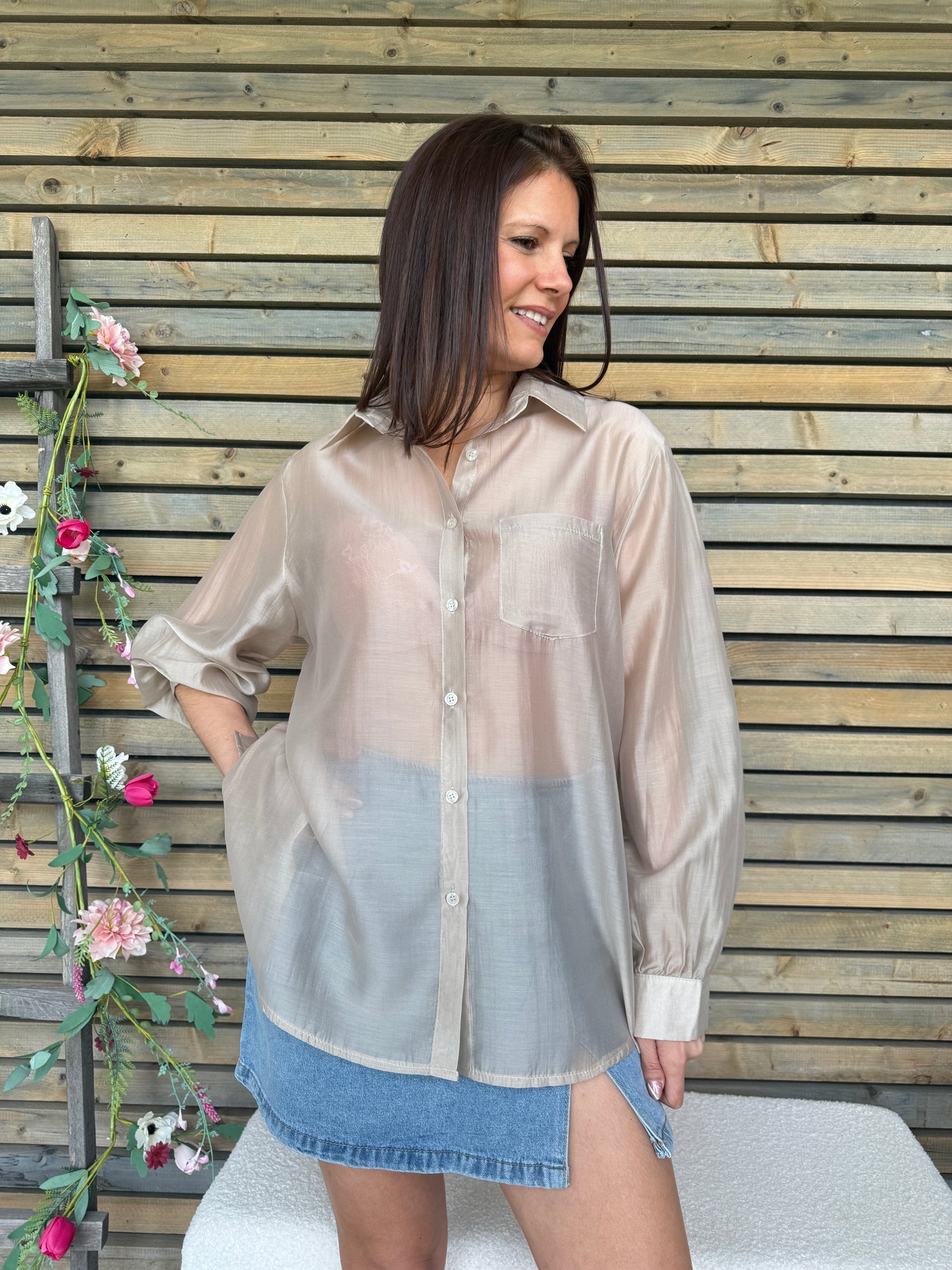 Chemisier Rosalia Beige