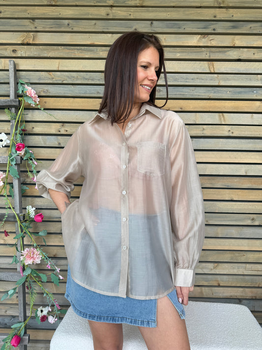 Chemisier Rosalia Beige