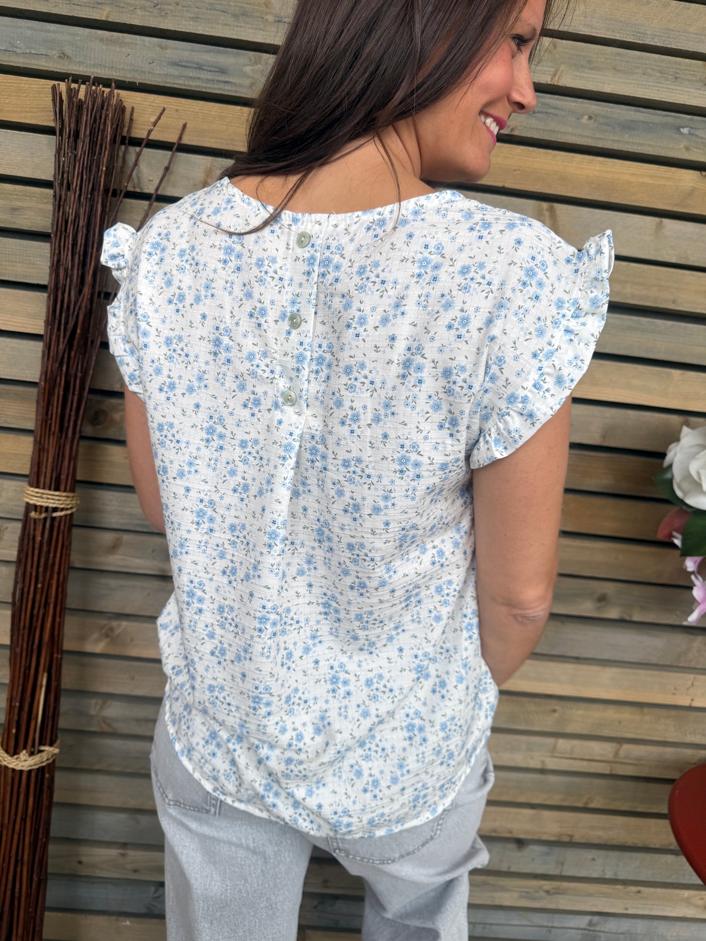 Blouse Lisette bleu clair