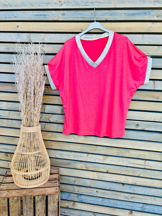 T-shirt Amelia Fuschia